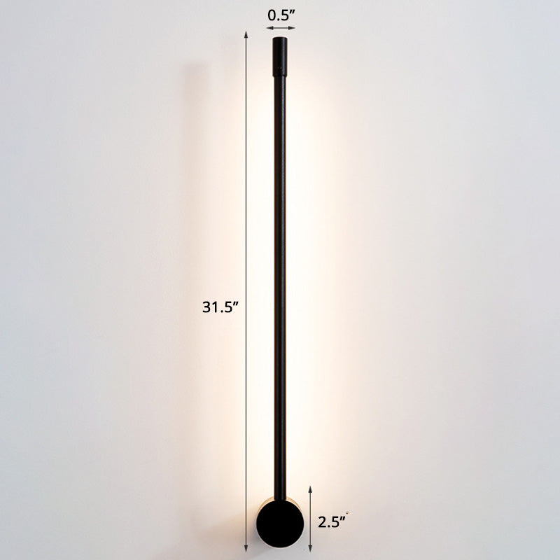 Slim Rod Stairs Sconce Lamp Aluminum Minimalist LED Wall Mounted Lighting Fixture