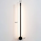 Slim Rod Stairs Sconce Lamp Aluminum Minimalist LED Wall Mounted Lighting Fixture