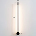 Slim Rod Stairs Sconce Lamp Aluminum Minimalist LED Wall Mounted Lighting Fixture
