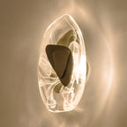Modern Nordic Sconce Light Fixture 1 Light Glass Wall Mount Lighting Light Luxury Sconce for Bedroom