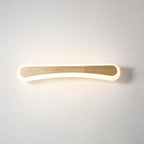Modern Bathroom Vanity Light Wooden LED Vanity Light Fixtures in Acrylic Shade