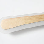 Modern Bathroom Vanity Light Wooden LED Vanity Light Fixtures in Acrylic Shade