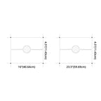 Linear Vanity Wall Light Fixtures Modern Minimalist Style Metal Single Vanity Light