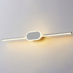 Linear Vanity Wall Light Fixtures Modern Minimalist Style Metal Single Vanity Light