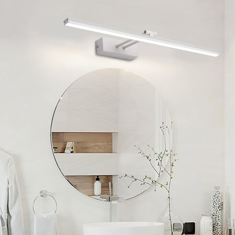 Linear Vanity Light Modern Minimalist Style Metal Single Vanity Light