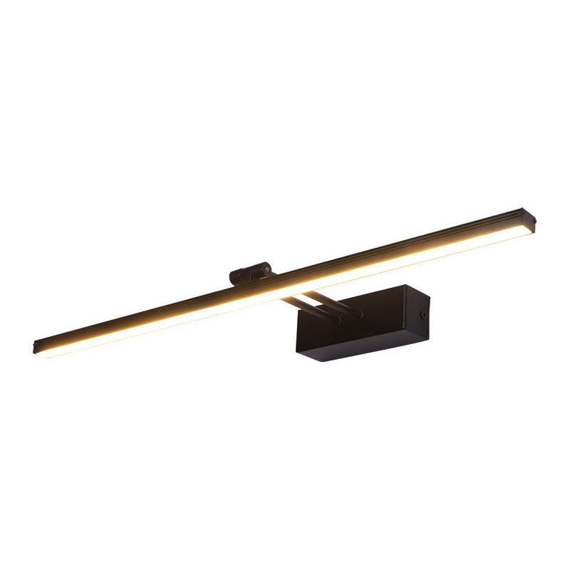 Linear Vanity Light Modern Minimalist Style Metal Single Vanity Light