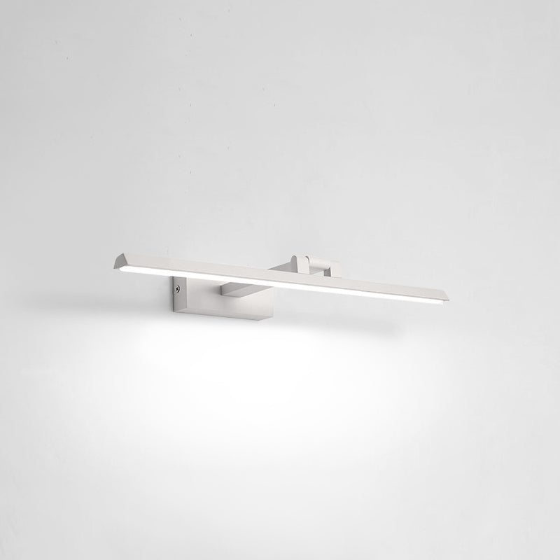 Linear LED Vanity Light Fixtures Modern Minimalist Style Metal Single Vanity Light