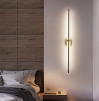 Linear Strip Wall Lighting Modern Metal Wall Mount Lamp for Bedroom Living Room