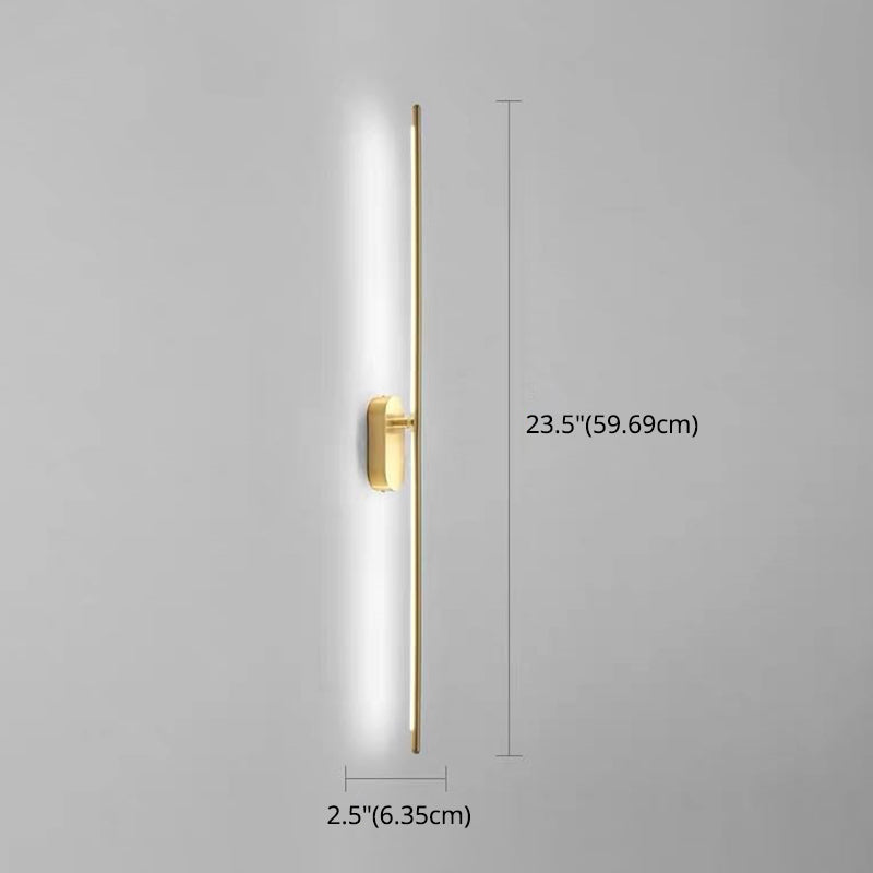 Linear Strip Wall Lighting Modern Metal Wall Mount Lamp for Bedroom Living Room