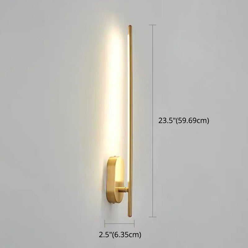 Linear Strip Wall Lighting Modern Metal Wall Mount Lamp for Bedroom Living Room