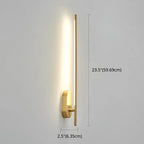 Linear Strip Wall Lighting Modern Metal Wall Mount Lamp for Bedroom Living Room