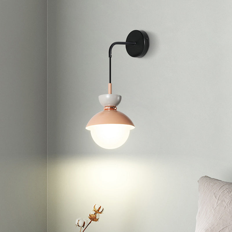 Macaroon Mini Wall Sconce Nordic Colorful Indoor Decoration Wall Lighting for Bedroom Corridor