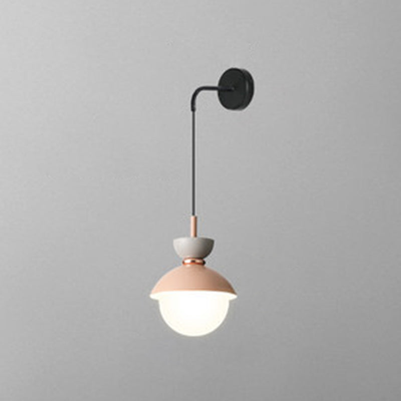 Macaroon Mini Wall Sconce Nordic Colorful Indoor Decoration Wall Lighting for Bedroom Corridor