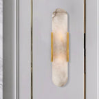 2 Bulbs Bar Flush Mount Colonial Gold/Black Marble Wall Sconce Lighting for Dining Room