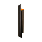Black/White/Gold Scrolled Wall Lamp Modernist Iron 2-Light Sconce Light Fixture, 16"/21.5"/29.5" Wide