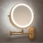 LED cosmetic mirror with magnification & USB battery | Vinantica