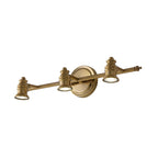 Linear Bathroom Vanity Mirror Light Traditionalism Metal 2/3/4-Bulb Brass Wall Sconce Lighting | Vinantica