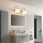 Blossom Bathroom Vanity Mirror Light Traditional Metal LED 2/3/4 Heads Brass Wall Mounted Lamp | Vinantica