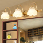 Blossom Bathroom Vanity Mirror Light Traditional Metal LED 2/3/4 Heads Brass Wall Mounted Lamp | Vinantica
