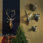 Unique animal head wall decoration for home