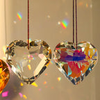 Hanging Heart Sun Catcher Prism Crafts