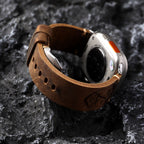Handcrafted Vintage Leather Apple Watch Band