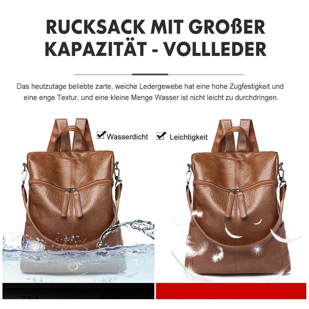 Backpack with large capacity - Full leather
