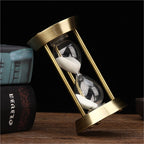 3/5/10 Minutes Retro Metal Craft Hourglass Pendulum Home Office Desktop Arrangement Ornament Sand Timer Sand Glass Decoration
