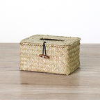 Handwoven Storage Box With Practical Lid