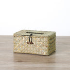 Handwoven Storage Box With Practical Lid