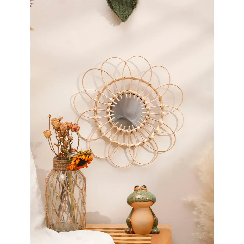 Vinantica | Handmade Rattan Decorative Wall Mirror
