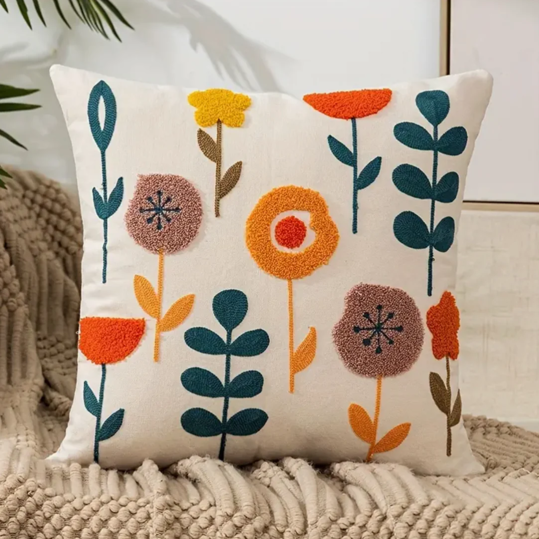 Decorative Cushion FloraSoft – Decorative Flower Cushion with Removable Cover | Vinantica