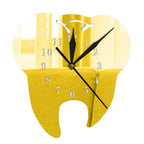 Vinantica | GlowDent - Mirror Wall Clock for Dental Hygiene