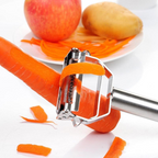 Ultra-sharp stainless steel multifunctional vegetable peeler & julienne cutter