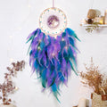 Crystal Tree of Life Feather Glow Dreamcatcher