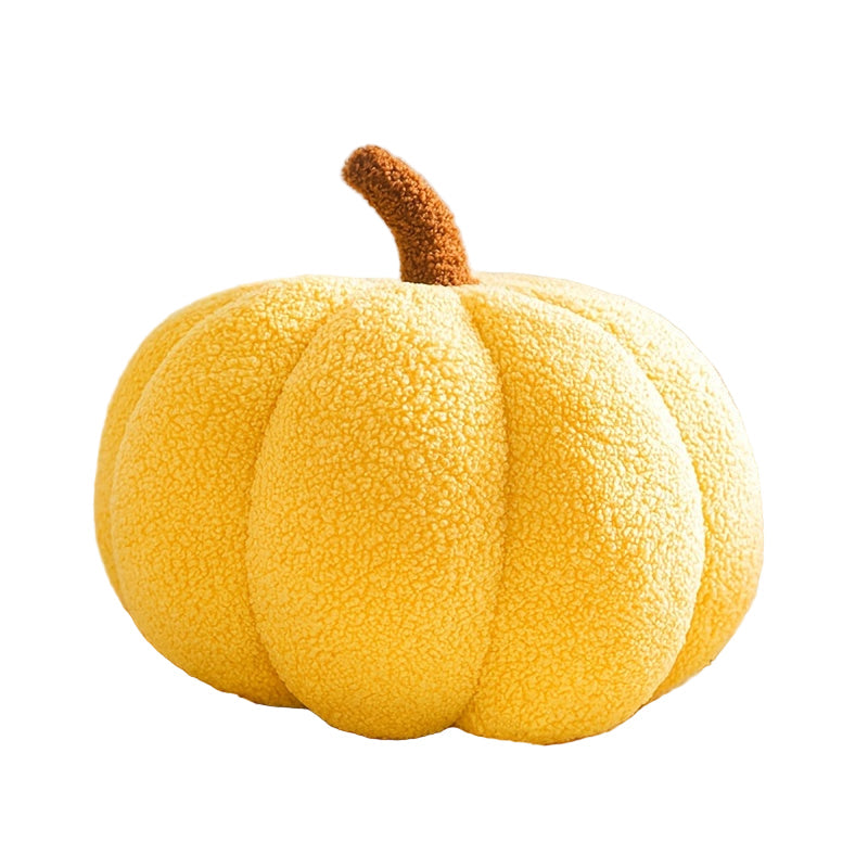 Decorative Pillow Warm Pumpkin Made of Soft Plush