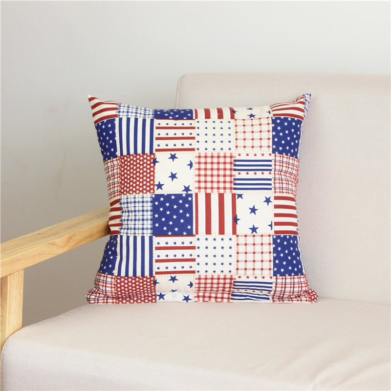 decorative patchwork cushion cover Vinantica