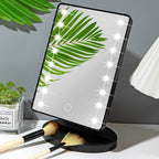 GlowMirror – Portable Makeup Mirror with LED Lighting