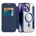 Magnetic Flip Phone Case | Card Slot & Shockproof Protection | Multiple Colors