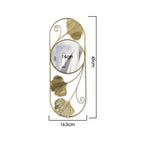 Vinantica | Elegant Metal Ginkgo Leaf Wall Mirror