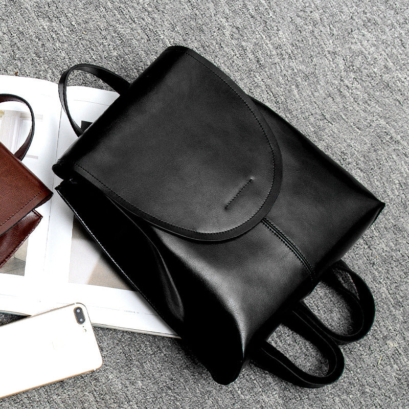 Backpack Women – Leather Look, 30 × 25 × 12 cm, 4 Colors