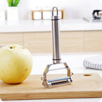 Ultra-sharp stainless steel multifunctional vegetable peeler & julienne cutter
