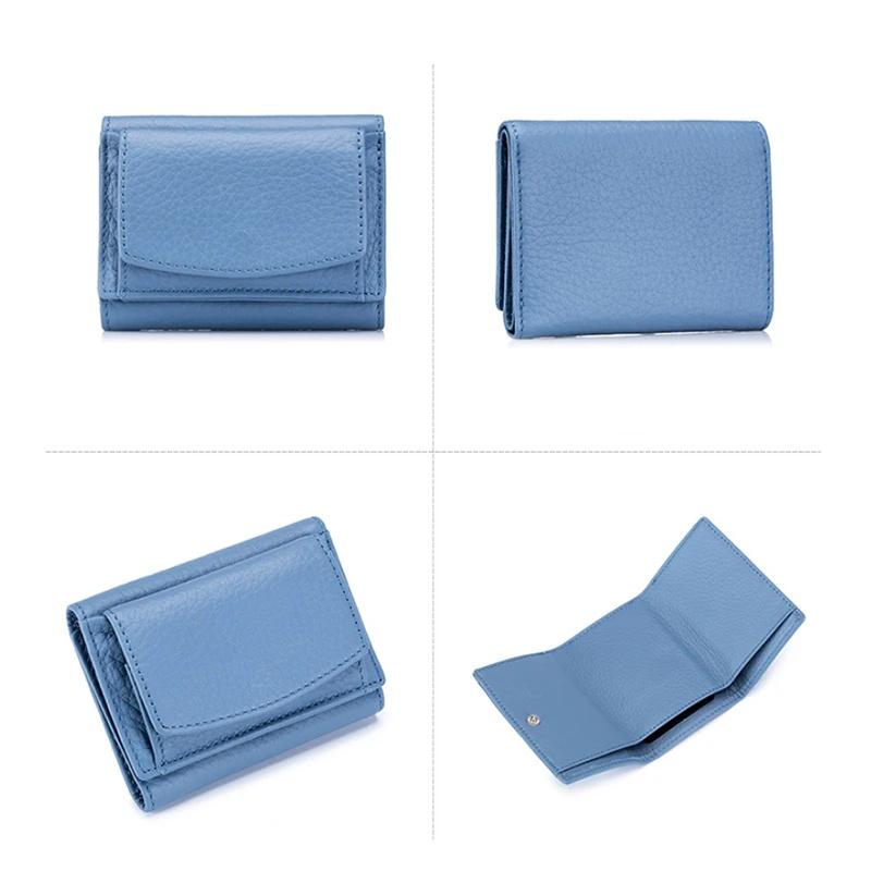 Handcrafted RFID wallet made of soft leather