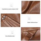 Backpack with large capacity - Full leather