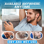 Compact, washable electric shaver