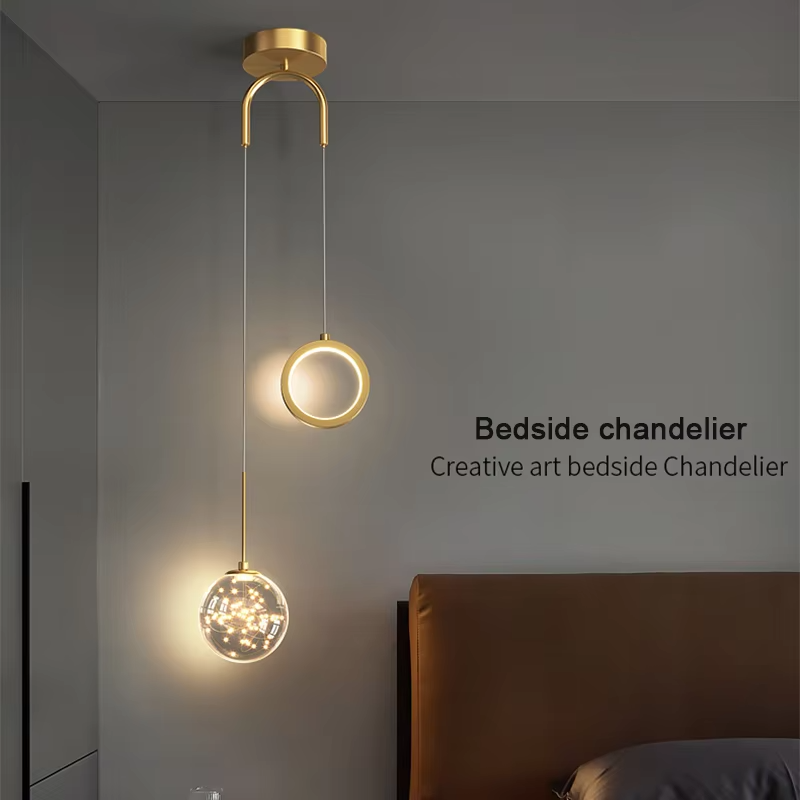 Modern LED Pendant Light – 2-Way Indoor Hanging Lamp for Living Room, Bedroom, Dining Table with Adjustable 3 Light Colors