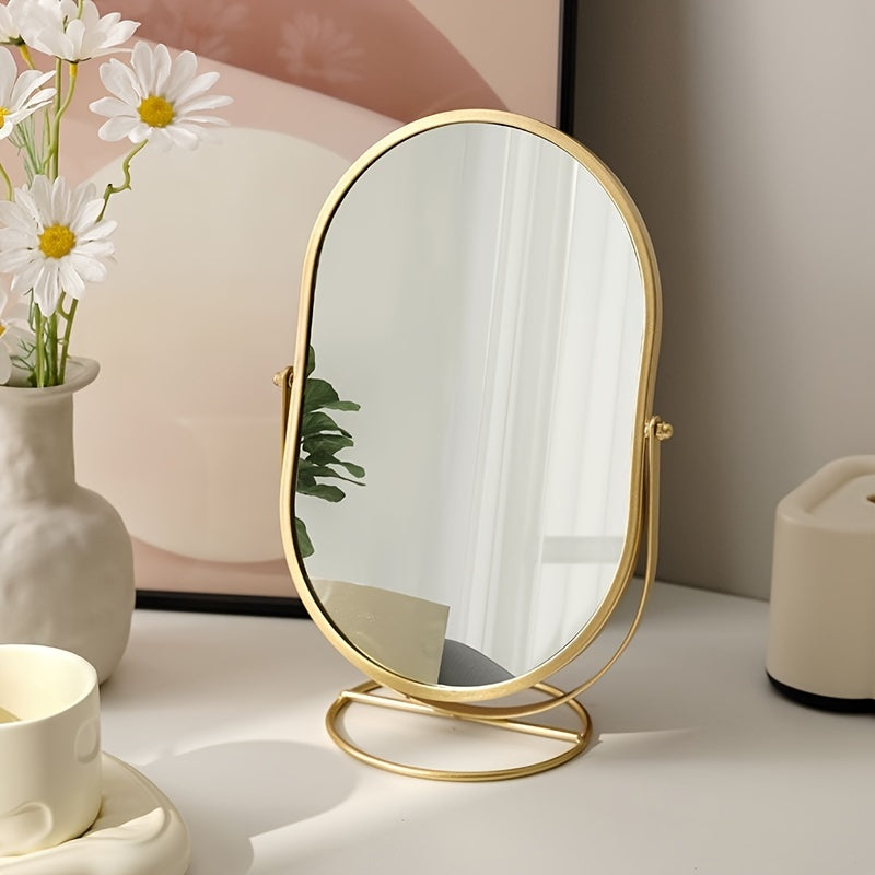360° Look – Elegant Makeup Mirror for Every Angle