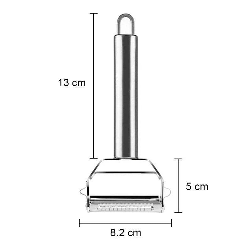 Ultra-sharp stainless steel multi-functional vegetable slicer & julienne cutter potato carrot grater