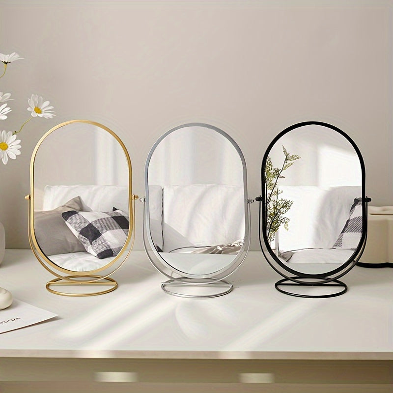 360° Look – Elegant Makeup Mirror for Every Angle