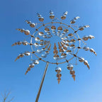 Metal wind chime for the garden
